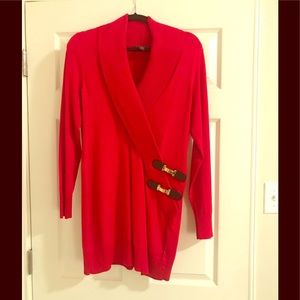 Beautiful INC red tunic. New condition.